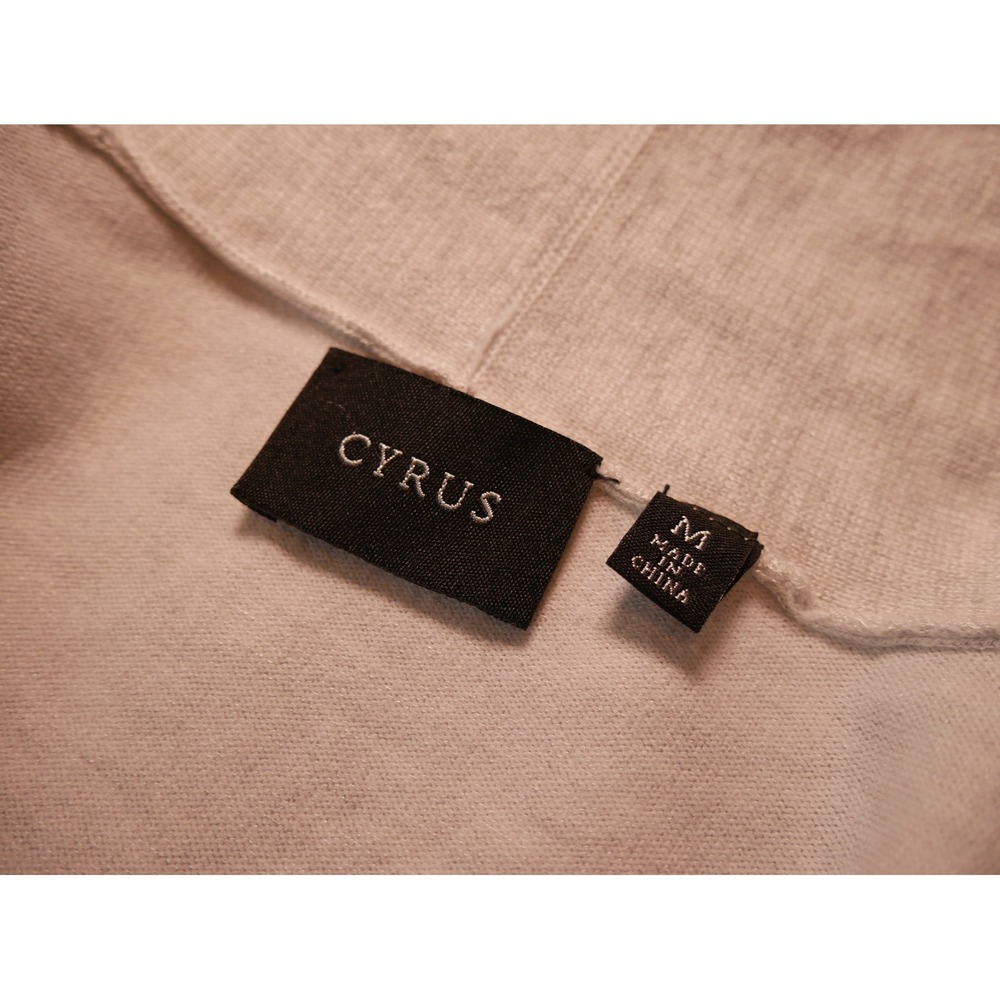 Cyrus Womens Gray Heather Open Front Shawl Collar Cardigan Sweater Size M - Picture 4 of 11